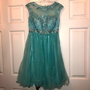 COPY - Turquoise May Queen Dress